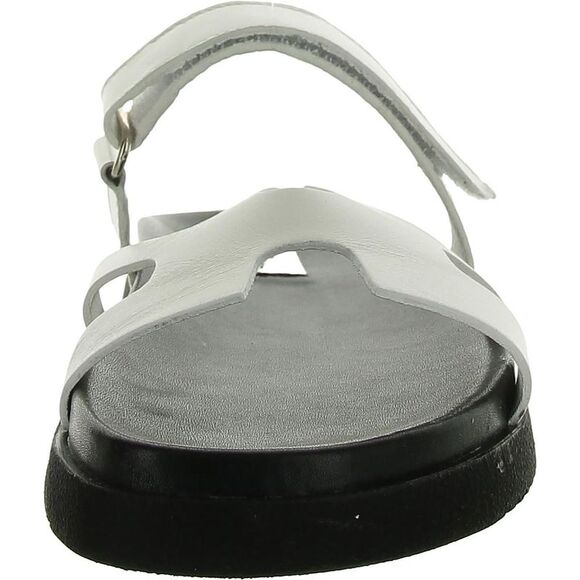 Steve Madden Womens Mayven B/W Adjustable Slip On Slide Sandals Shoes Used - Picture 4 of 5